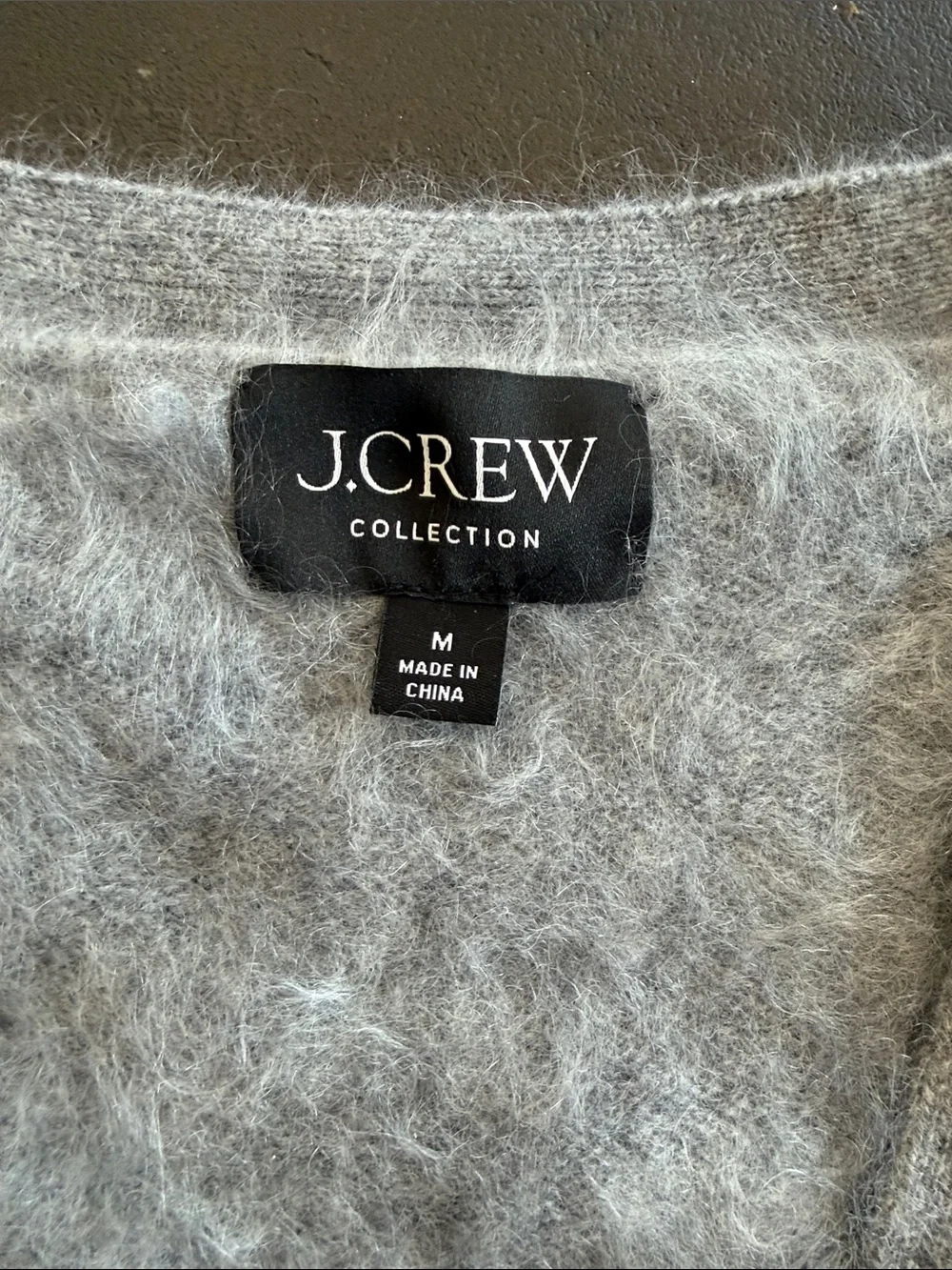 J.Crew Women's Heather Gray cashmere Button Cardigan Sweater: never worn